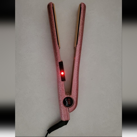 Chi Air🌹Rosegold Glitter 1.25" Flat iron Pre-Loved Condition - Picture 7 of 7